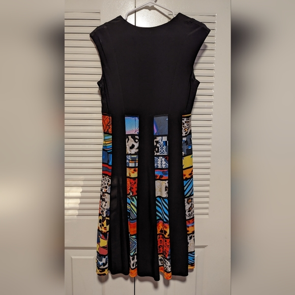 Frank Lyman | Colorful Fit and Flare Midi Dress - Size 10 - Picture 5 of 5